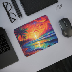 Tapis de souris 22x18 cm – Coucher de Soleil Tropical