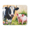 Tapis de souris 22x18 cm – Vache & Cochon de Ferme