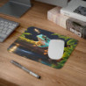 Tapis de souris 22x18 cm – Grenouille Nocturne et Lucioles – Illustration Nature