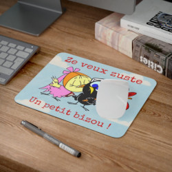 Tapis de souris 22x18 cm  Humour Vintage Cartoon  Calimero  – Message rigolo