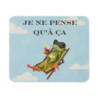 Tapis de souris humour vacances – Grenouille relax sur transat