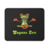 Tapis de souris 22x18 cm – Grenouille Méditation « Soyons Zen » – Design Fun & Détente