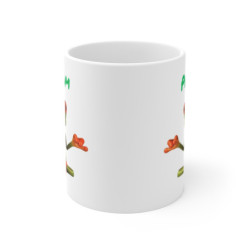 Mug Grenouille Zen Personnalisable Prénom  Tasse Drôle Yoga 11oz