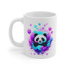 Mug Panda Fluo Kawaii – Design Fleur & Bulles – Cadeau Coloré Enfant