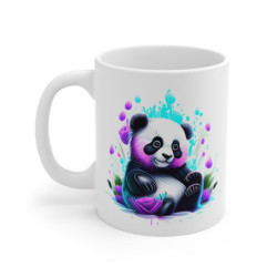Mug Panda Kawaii Néon –...