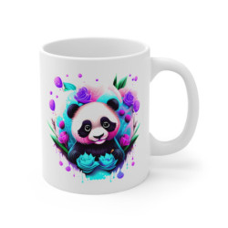 Mug Panda Fleurs – Kawaii Joyeux – Design Coloré & Mignon