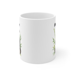 Mug Panda Bambou – Personnalisable avec Prénom – Illustration Aquarelle Nature