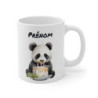 Mug Panda Anniversaire – Personnalisable avec Prénom – Gâteau & Bougies