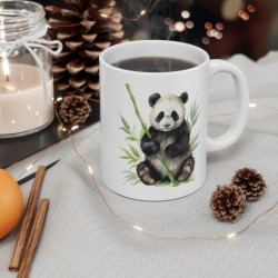Mug Panda Aquarelle – Style Doux & Nature – Design Animalier Mignon