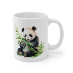 Mug Panda Assis Aquarelle – Design Doux & Nature – Illustration Tendre