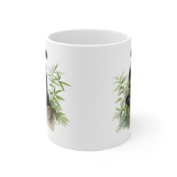 Mug Panda Nature – Aquarelle Botanique – Design Illustration Animalière