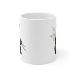 Mug Panda Fleur Aquarelle – Design Tendre & Nature – Illustration Botanique