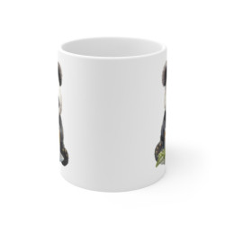 Mug Panda Anniversaire – Illustration Gâteau & Bougies – Style Aquarelle Mignon