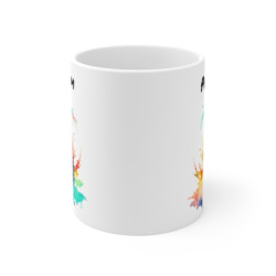 Mug Moto Route – Motard Roadster Aquarelle – Personnalisable avec Prénom