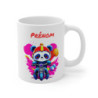 Mug Panda à Moto Personnalisé – Prénom Enfant Motard – Design Coloré et Mignon