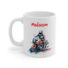 Mug Personnalisé Motard Racing – Moto Sport Bleu Rouge avec Prénom – Cadeau Unique Passion Moto