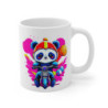 Mug Panda à Moto – Design Cartoon Kawaii – Casque Rouge et Décor Pop – Univers Enfant & Fun