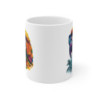 Mug Perroquet Cool – “Style Tropical” – Illustration Fun avec Lunettes de Soleil