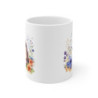 Mug Hérisson Fleuri – “Petit Hérisson et Fleurs Sauvages” – Illustration Douce, Nature et Forêt