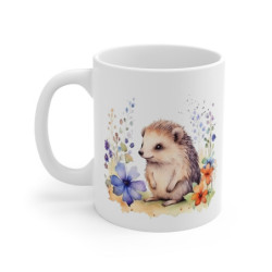 Mug Hérisson Fleuri –...