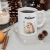 Mug Hérisson Personnalisable – “Hérisson Champêtre avec Prénom” – Aquarelle Douce et Nature