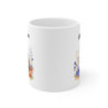 Mug Personnalisé Hérisson Fleuris – Design Aquarelle avec Prénom – Illustration Animalière Tendre et Colorée