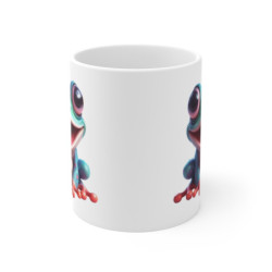 Mug Grenouille Mignonne et Colorée – Illustration Fun 3D – Tasse Rigolote et Lumineuse