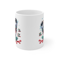 Tasse Grenouille Folle Aquarelle – Mug Rigolo Délire Cartoon Cadeau Drôle 325ml