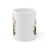 Tasse Grenouille Fleurie Aquarelle – Mug Nature Champêtre Mignon Cadeau Zen 325ml idée cadeau pour enfant et adulte