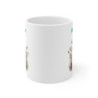 Tasse Personnalisable Grenouille Fleurs – Mug Prénom Aquarelle Cadeau Nature Mignon 325ml