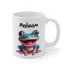 Tasse Personnalisable Grenouille Rigolote – Mug Prénom 3D Coloré Cadeau Original Mignon 325ml
