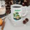 Tasse Personnalisable Grenouille Étang – Mug Prénom Aquarelle Nature Zen Cadeau Poétique 325ml