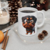 Tasse Chien Rottweiler Mignon – Mug Cartoon Rottweiler Rigolo Cadeau Fan de Dog 325ml