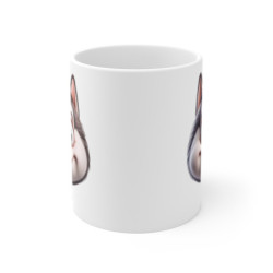 Mug Husky Mignon – Illustration Cartoon Joyeuse – Tasse Chien Nordique Rigolo et Adorable