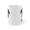 Tasse Chien Border Collie Mignon – Mug Cartoon Rigolo Noir et Blanc Chiot Intelligent 325ml
