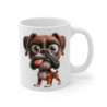 Tasse Chien Boxer Mignon – Mug Cartoon Chiot Expressif Rigolo Cadeau Fan de Dog 325ml