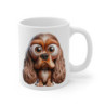 Tasse Chien Cocker Spaniel Mignon – Mug Cartoon Chiot Longues Oreilles Douces 325ml