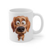 Tasse Chien Golden Retriever Mignon – Mug Chien Cartoon Doré 325ml – Cadeau Amoureux des Chiens
