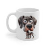 Mug Dogue Allemand – Tasse Chien Géant Illustré Style Cartoon – Design Amusant et Touchant
