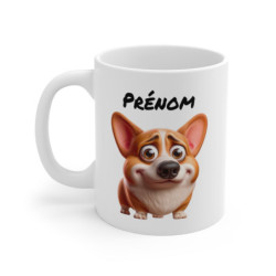 Mug Corgi Personnalisable –...