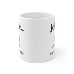 Tasse Je Brille Mais Pas Aujourd’hui – Mug Humour Boule Disco Triste – Idée Cadeau Auto-Dérision 325ml