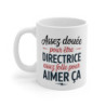 Tasse Directrice Humour – Cadeau Femme Manager Douée et Folle – Mug Travail Original