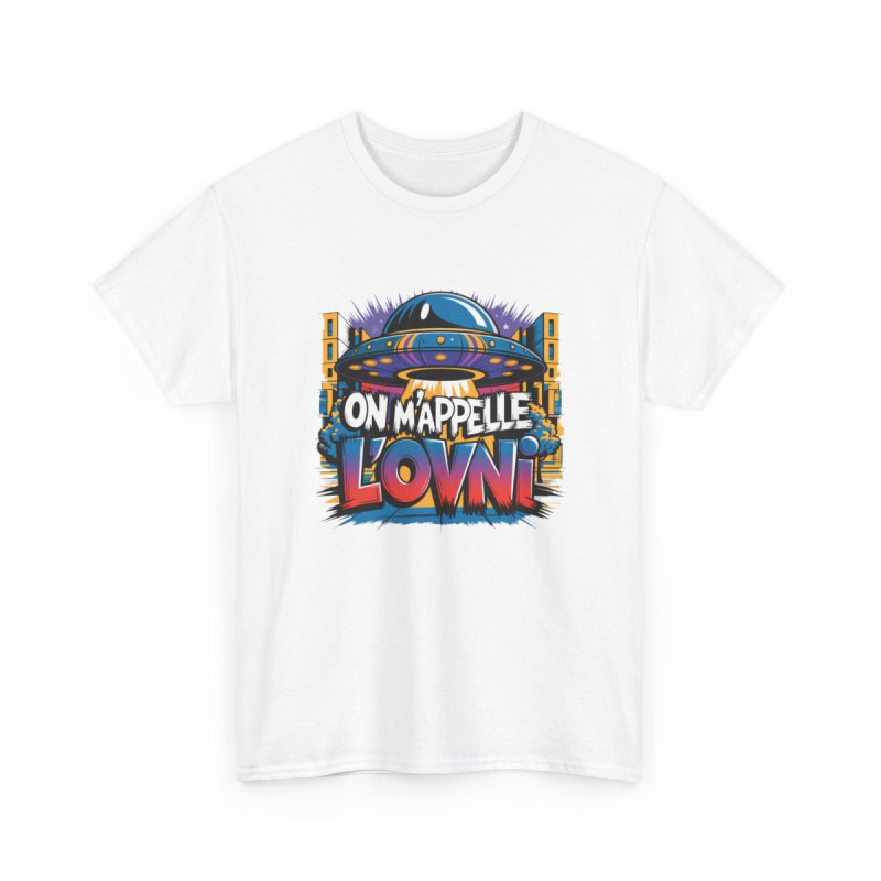 T-shirt Homme Humour OVNI – "On m’appelle l’OVNI" – Tee-Shirt Geek Fun Unisexe Coton S à 3XL