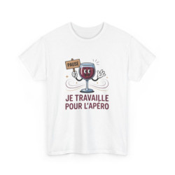 T-shirt Apéro Humour – "Je...