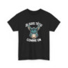 T-shirt Drôle Noir – "Je Suis Têtu Comme Un Âne" – Tee-Shirt Caractère Animal Humour Adulte Unisexe