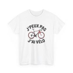 T-shirt Cyclisme – "J’Peux...