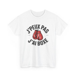T-shirt Drôle Boxe –...
