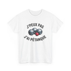 T-shirt Drôle Pétanque –...