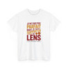 T-shirt Foot RC Lens – "Je Suis Supporter Lensois" – Tee-Shirt Blanc Gris Rouge Or Humour Club Football Adulte S à 3XL