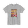 T-shirt Foot RC Lens – "Je Suis Supporter Lensois" – Tee-Shirt Blanc Gris Rouge Or Humour Club Football Adulte S à 3XL